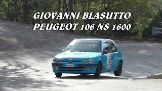 SALITA CIVIDALE  CASTELMONTE 2024  GIOVANNI BLASUTTO  PEUGEOT 106 NS 16  BY BELLUNOVIDEO [upl. by Leehar]