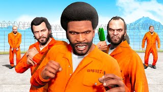 GTA 5 but EVERYONES in PRISON 10 Star Wanted Level [upl. by Hollington]