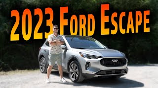 2023 Ford Escape Platinum Review  Fords Answer To The RAV4 [upl. by Angil472]