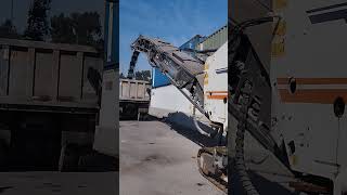 Asphalt grinding with Wirtgen w2000 machine It looks good [upl. by Sax]