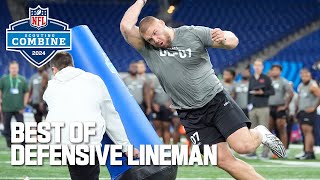 Best Workouts of Defensive Lineman  2024 NFL Scouting Combine [upl. by Ormiston355]