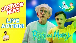 Rick and Morty LIVE ACTION First Look Revealed w Christopher Lloyd  CARTOON NEWS [upl. by Raual602]