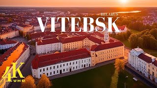 Vitebsk Belarus 🇧🇾 4K UHD  Drone Footage [upl. by Vudimir]