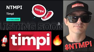 NTMPI  TIMPI CRYPTO COIN HOW TO BUY NTMPI COSMOS BLOCKCHAIN TIMPICHAIN CHAIN SEARCH ENGINE BITMART [upl. by Sharron]