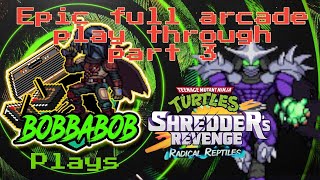 Teenage mutant ninja Turtles shredders revenge arcade playthrough part 3 tmnt gaming ps5 [upl. by Quinta623]