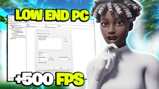 How To BOOST FPS amp FIX FPS DROPS In Fortnite Chapter 5 ✅ LowEnd PCLaptop [upl. by Casmey]