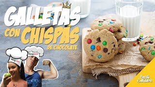 ¿CÓMO HACER GALLETAS DE CHISPAS DE CHOCOLATE  KETO COOKIES  caseras  galletas de mantequilla [upl. by Wolfort]