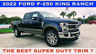 2022 Ford F250 King Ranch FX4 67L V8 Turbo Diesel  POV Review amp Test Drive Best Heavy Duty Trim [upl. by Mroz]