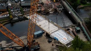 Pooley Bridge New Road Bridge Emplacement 4K 1080p HD [upl. by Lebasi]