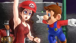 Super Mario Odyssey  All Endings  Secret Final Boss amp 999 Moons Reward [upl. by Saffier]