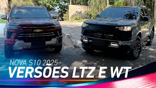 NOVA CHEVROLET S10 LTZ E A INÉDITA VERSÃO WT TODOS OS DETALHES E PREÇOS [upl. by Cynde598]