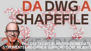 Da DWG a Shapefile in CAD ed in QGIS [upl. by Fancy]