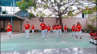 Keen Tahiti  Line Dance  Demo  Happy Saturday Class LD [upl. by Gibbons]