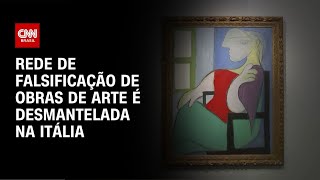 Rede de falsificação de obras de arte é desmantelada na Itália  CNN NOVO DIA [upl. by Barrada729]