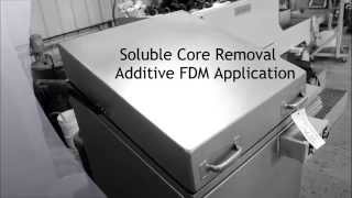 Soluble Core Removal  Additive FDM Application [upl. by Anehta]