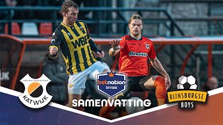 DERBY met spectaculaire opening 🔥⚽  Katwijk vs Rijnsburgse Boys  Samenvatting Betnation Divisie [upl. by Tigges666]