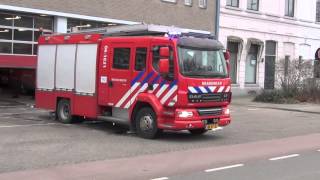 220213 PRIO 1 Brandweer Zwolle TS 041631 Rookmelder Deltion College west Zwolle [upl. by Leda]