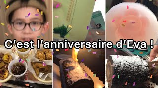 VLOG  C’EST L’ANNIVERSAIRE D’EVA  🎁🎂🎊 [upl. by Eceerehs]