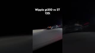 Gt350 on whipple vs 135i e40 bmw mustang gt350 135i n54 fordmustang n54gang shelby [upl. by Meingolda]