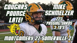 Montgomery 27 Somerville 21  Week 3 football highlights [upl. by Atinev]