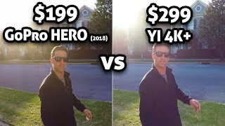 199 GoPro HERO vs 299 YI 4K [upl. by Ainocal]