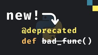 New in Python 313 deprecated [upl. by Yhtrod571]