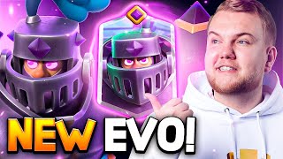 MEGA KNIGHT EVOLUTION MOST BROKEN CARD IN CLASH ROYALE HISTORY [upl. by Epilihp758]