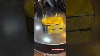 WOW PURE 24K RAW GOLDBAR MAKING shorts short trending shortvideo video gold [upl. by Harhay]