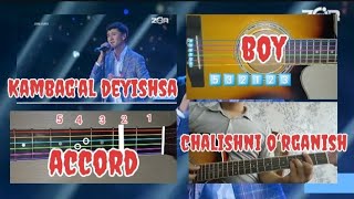 SHOXRUXBEK ERGASHEV🎸 KAMBAGAL DEYISHSA 🎤 GITARADA CHALISHNI ORGANISH ARTIST 3MAVSUM 10SONzortv [upl. by Annaor349]