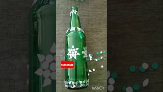 Diy Bottle Art Diy Bottle LampDiy Idea Shorts [upl. by Erl167]