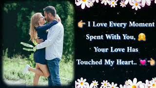 Romantic True Love Quotes In English With Couple Pictures [upl. by Akirderf]