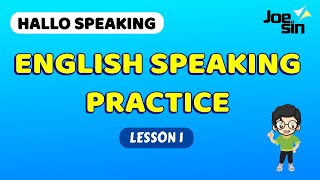 Speaking Practice With Subtitle and Conversation  Lesson 1  Belajar Speaking [upl. by Meelak513]