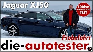 Jaguar XJ 50 30 l V6 Diesel 221 kW 300 PS  100 km Verbrauch Test Probefahrt Review 2019 [upl. by Llerad]