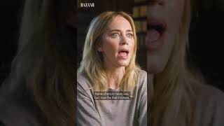 Bazaar UK cover star and Oppenheimers Emily Blunt on feeling her most beautiful  Bazaar UK [upl. by Tecla493]