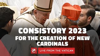 LIVE from the Vatican  Consistory for the creation of new Cardinals with Pope Francis  Sep 30 2023 [upl. by Marys]