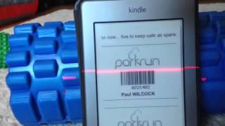 parkrun barcode on Kindle [upl. by Niveek]