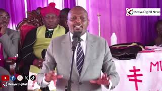 Funny CS Moses Kurias speech in front of DP Gachagua at a funeral in Nyandarua [upl. by Alesram603]