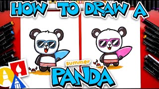 How To Draw A Summer Panda  Sunny Paws and Mr Pinch [upl. by Shaw]