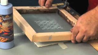 Screen Printing on Tiles [upl. by Mathews]