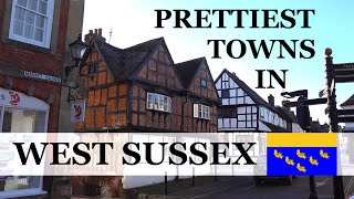 Top 10 PRETTIEST Towns in WEST SUSSEX [upl. by Normac]