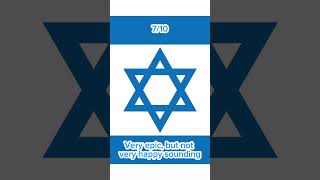 Rating the Israeli national anthem  National Anthem  shorts [upl. by Manvel985]