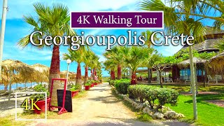 Dont watch this video about Georgioupolis Chania  4K Walking Tour  City Driver Tours [upl. by Meerak]