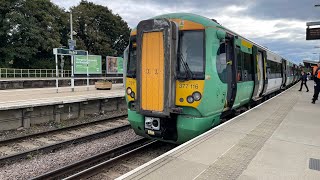 377 116 Departs Redhill Working 1R39 [upl. by Jonathon]