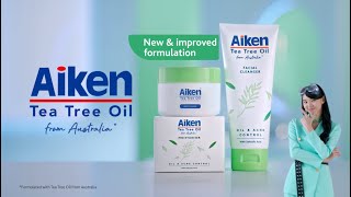 AikenTeaTreeOil Skincare Range with 2x Natural AntiAcne Benefits for Healthy amp AcneFree Skin [upl. by Chery]