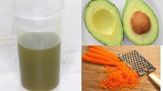 HOW TO MAKE AVOCADO AND CARROTS OIL  DIY AVOCADO OIL Avocado amp Carrots oil for Hair Growth [upl. by Aliemaj]