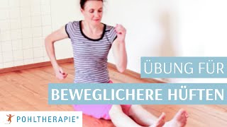 Übung für beweglichere Hüften [upl. by Claybourne]