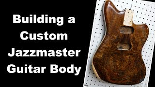 Building a custom Jazzmaster Guitar  Part 1  Claro Walnut [upl. by Naomi]