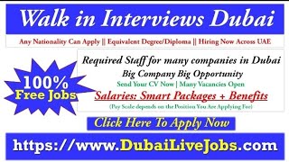 Walk in interview in Dubai March 2020 [upl. by Rahs348]