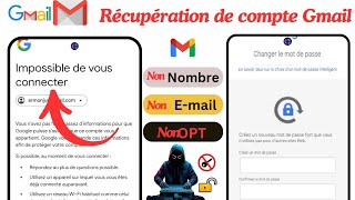 Comment récupérer un compte Gmail  Récupération de compte Gmail ou Google [upl. by Sax]