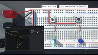 Kondensator langsam ladenentladen Experiment capacitor load discharge experiment [upl. by Bailey]